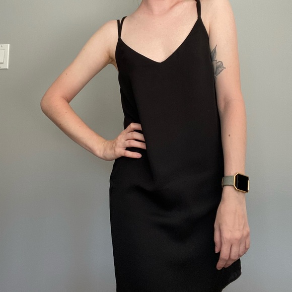 3/$15 Cute cross back slip dress - Picture 1 of 4